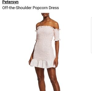 Petersyn Popcorn off the shoulder dress, s…
